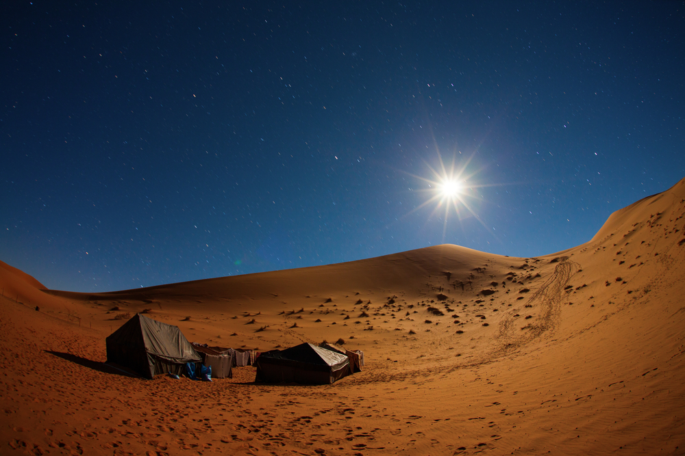Desert Dunes Night